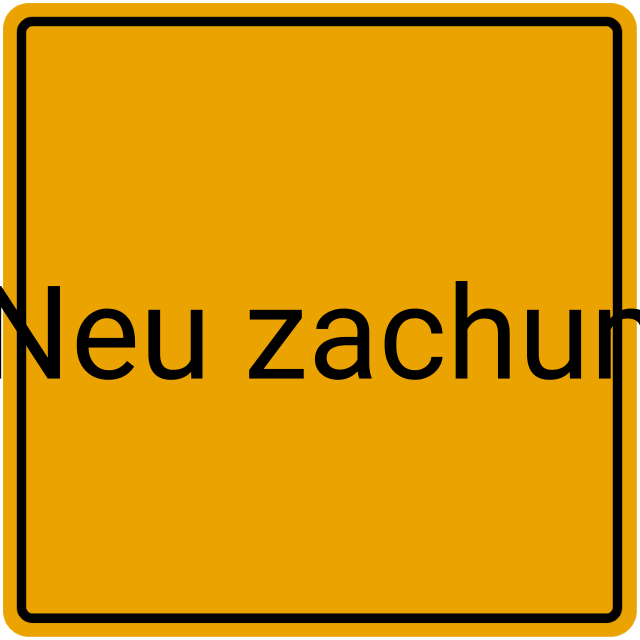 Meldebestätigung Neu Zachun